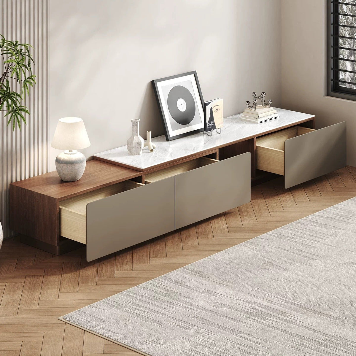 Toulouse Extendable TV Stand & Coffee Table - Altera