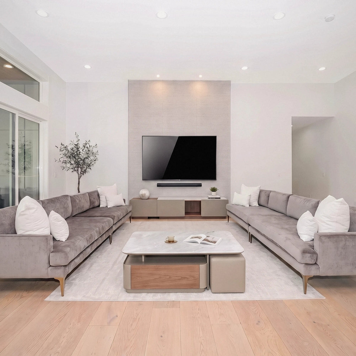 Toulouse Extendable TV Stand & Coffee Table - Altera