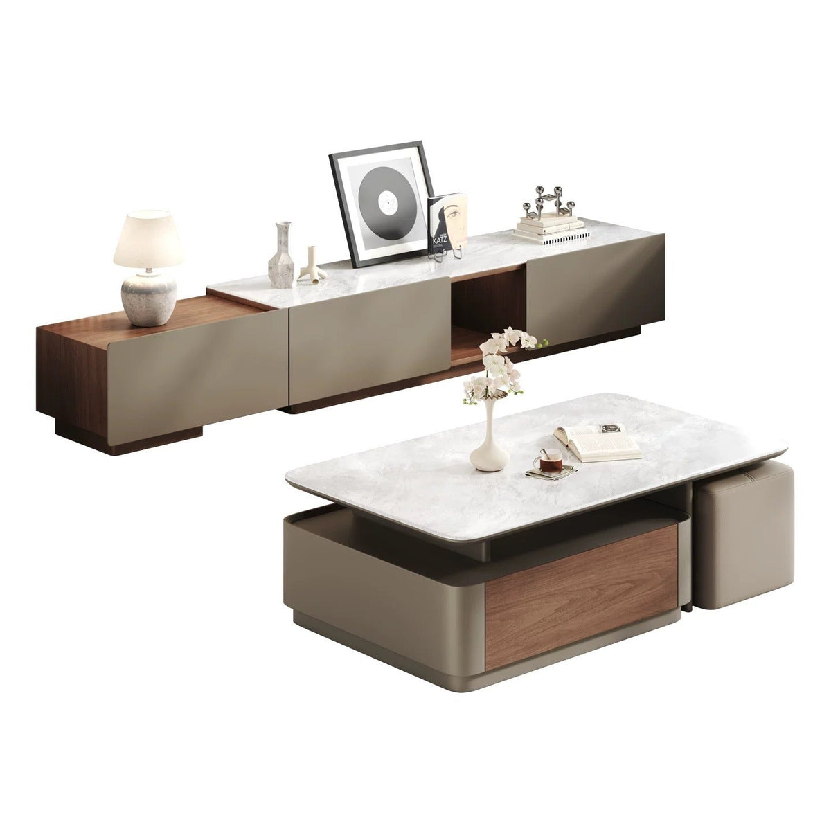 Toulouse Extendable TV Stand & Coffee Table - Altera