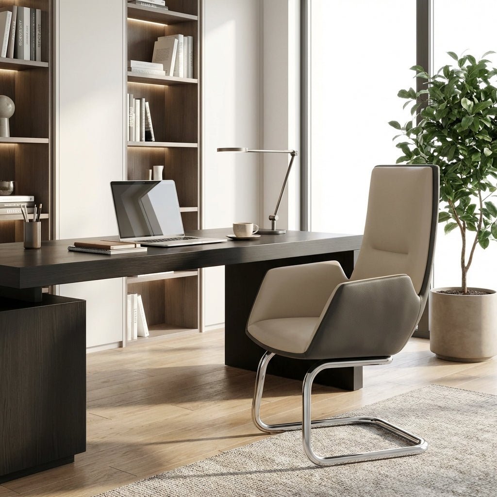 Udaipur Premium Leather Office Chair - Altera