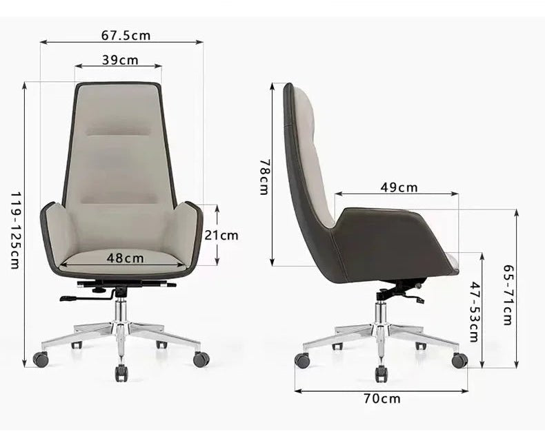 Udaipur Premium Leather Office Chair - Altera