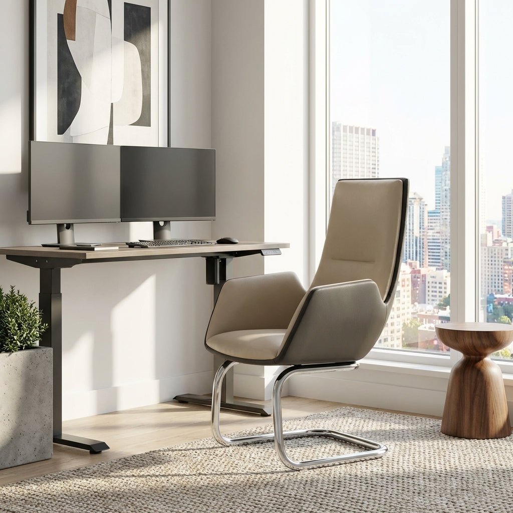 Udaipur Premium Leather Office Chair - Altera