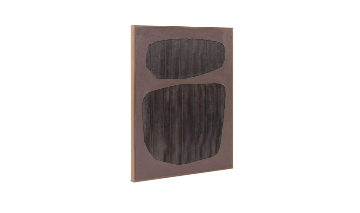 Urbino Framed Painting Deep Purple Palette - Altera