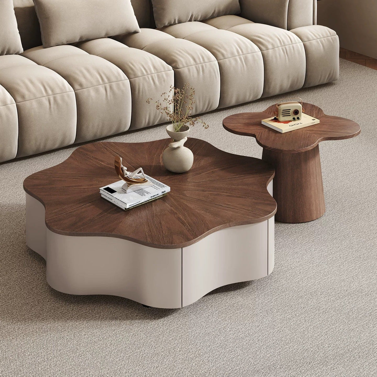 Vaasa Coffee Table & Side Table - Altera