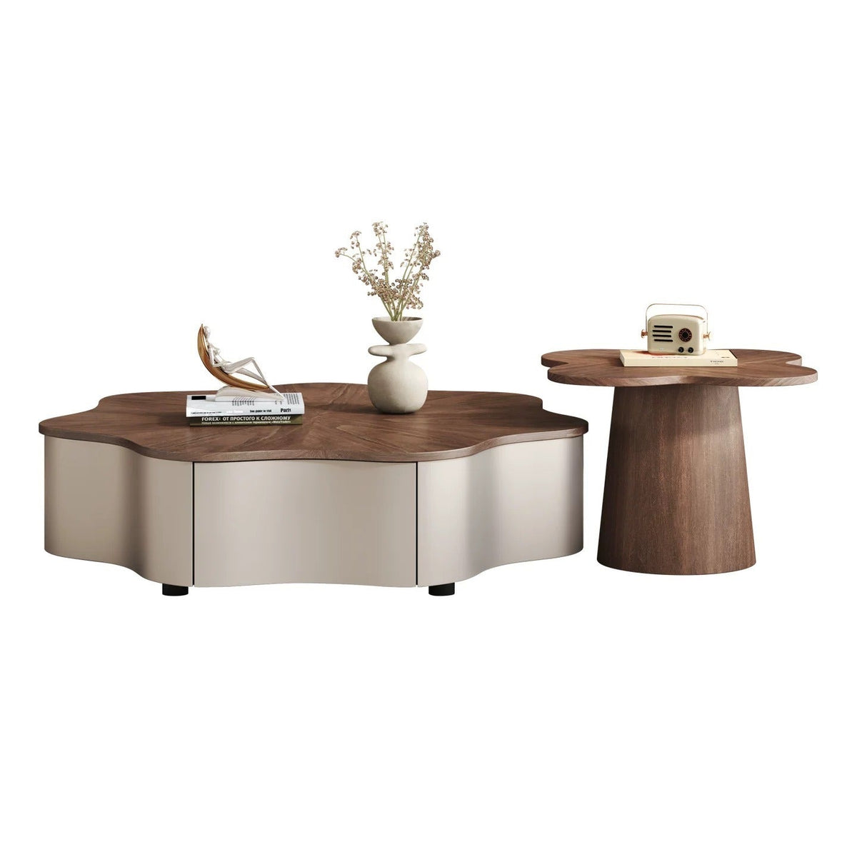 Vaasa Coffee Table & Side Table - Altera
