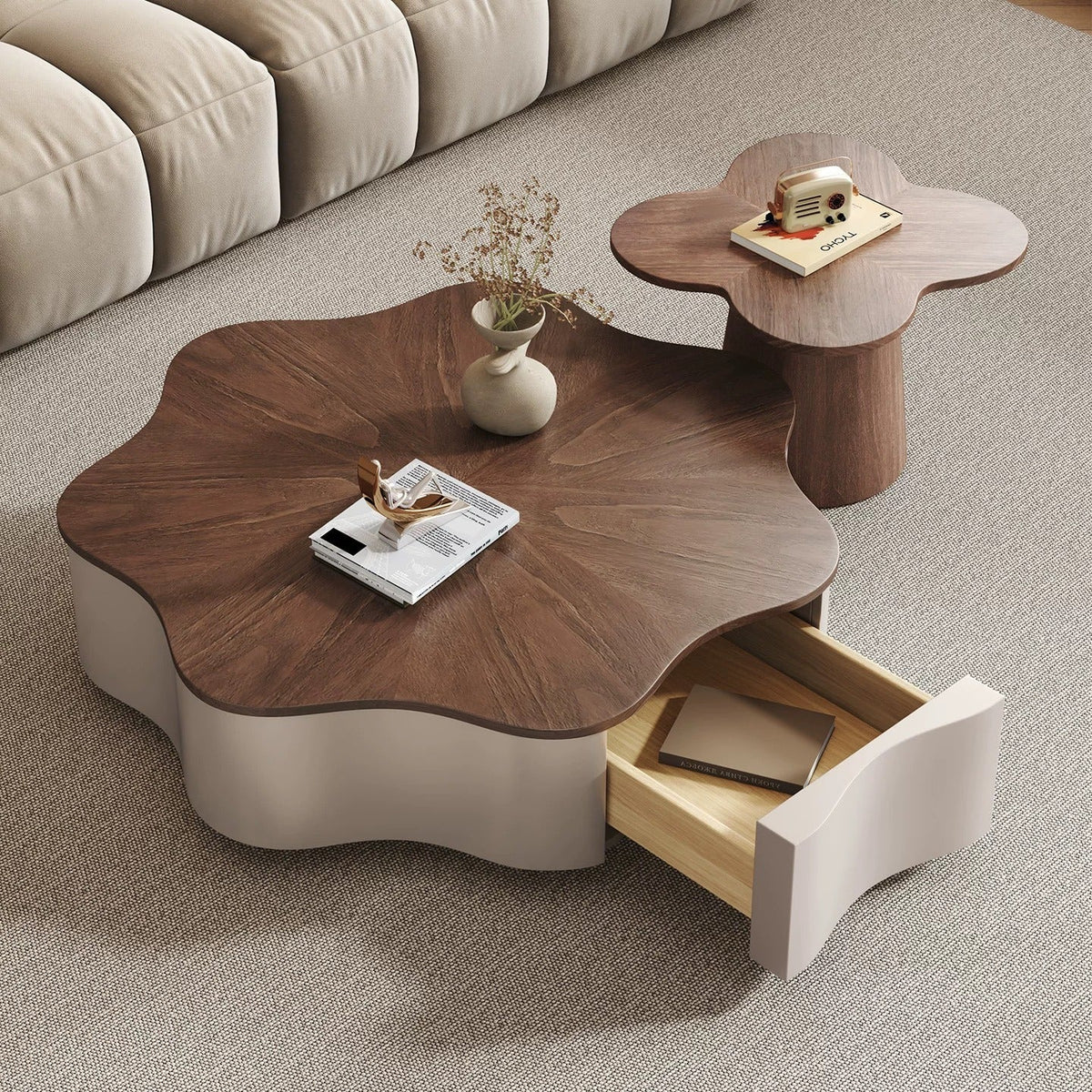Vaasa Coffee Table & Side Table - Altera