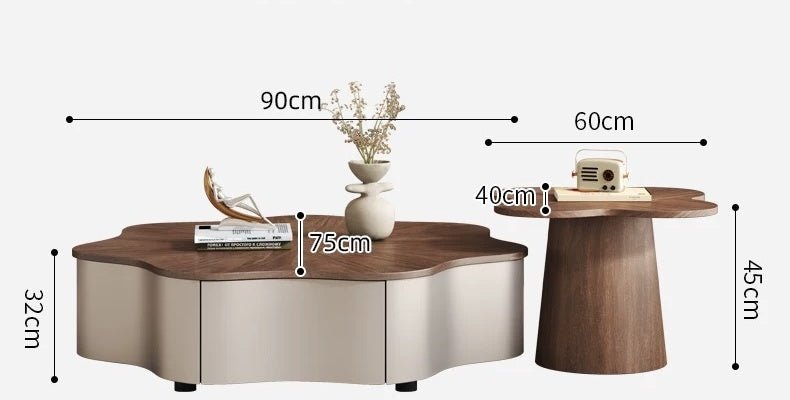 Vaasa Coffee Table & Side Table - Altera