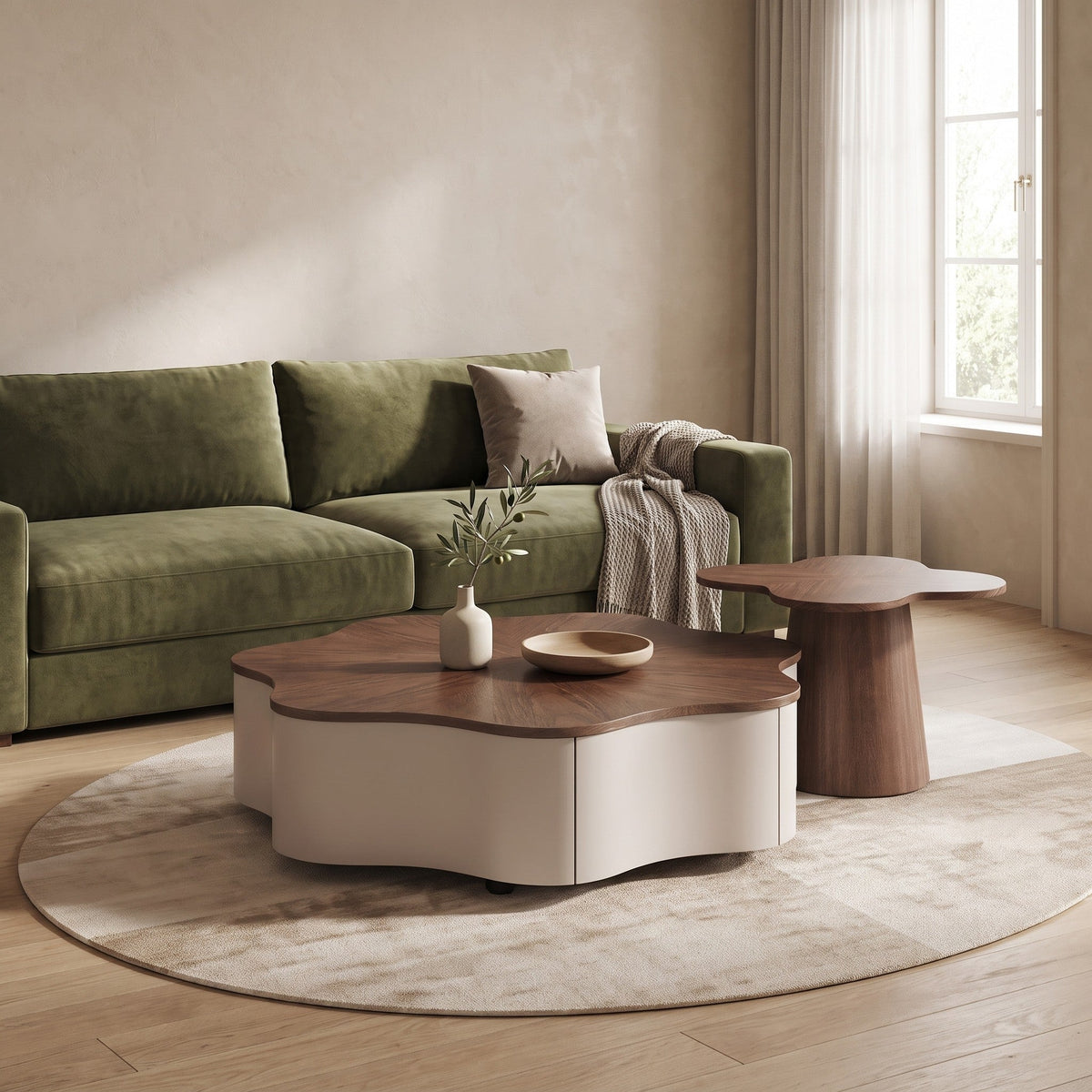 Vaasa Coffee Table & Side Table - Altera