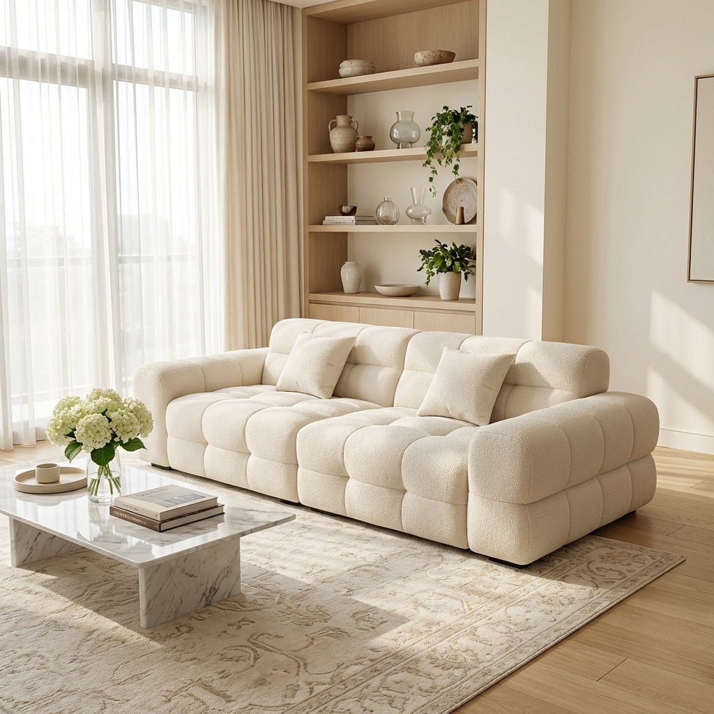 Vancouver Frosted Cloth Sofa - Altera