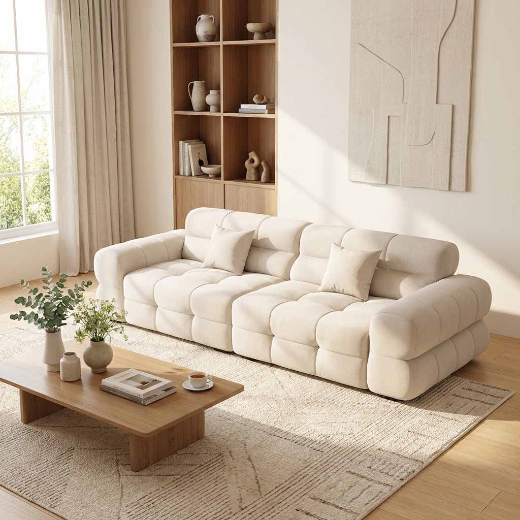 Vancouver Frosted Cloth Sofa - Altera