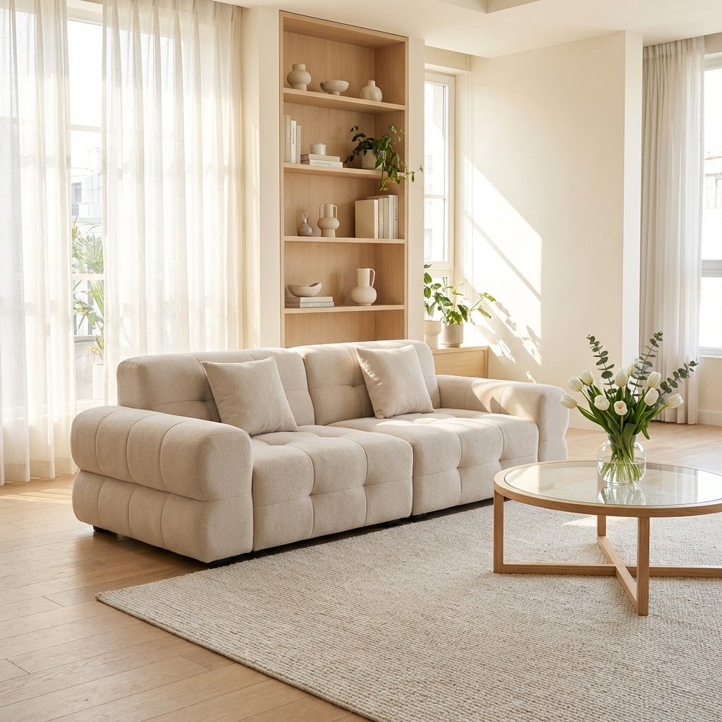 Vancouver Frosted Cloth Sofa - Altera