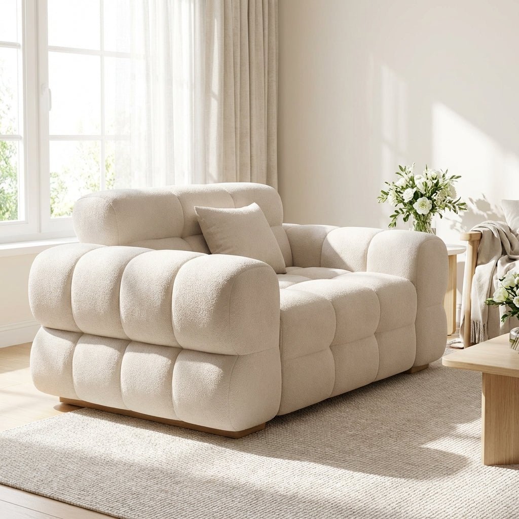 Vancouver Frosted Cloth Sofa - Altera