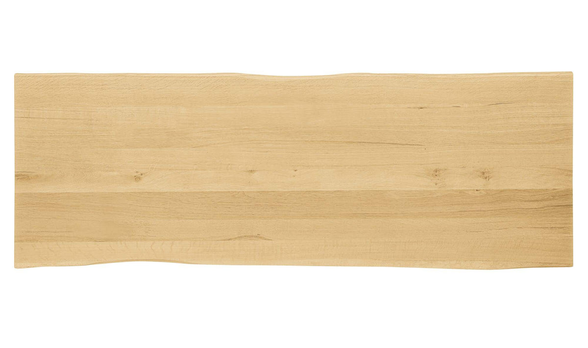 Bergamo Counter Table in Oak, top view