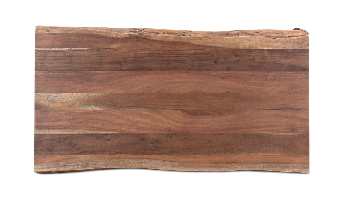 Torbay Coffee Table in Natural Brown — top view