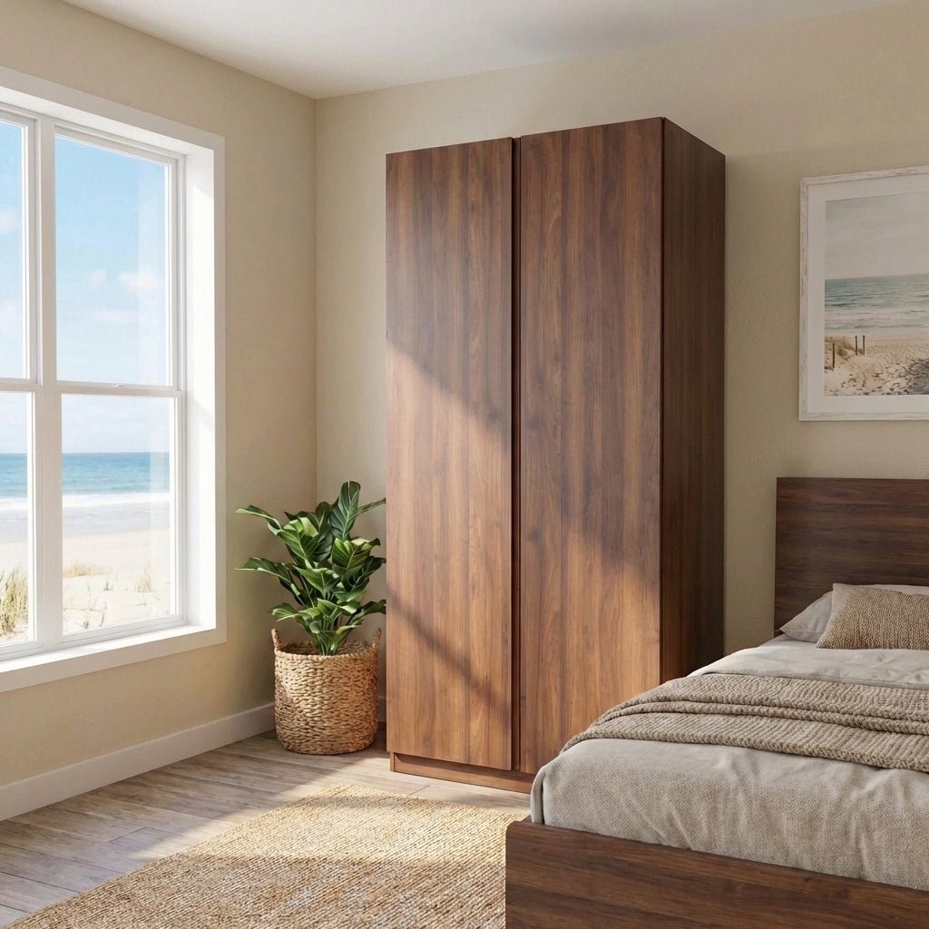 Vienna 201 Two - Door Wooden Wardrobe - Altera