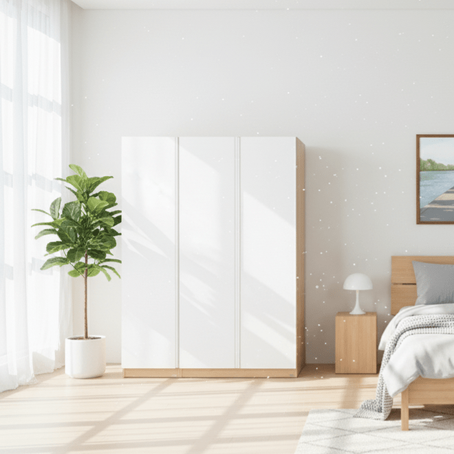 Vienna 201 Wooden 3 - Door Wardrobe - Altera