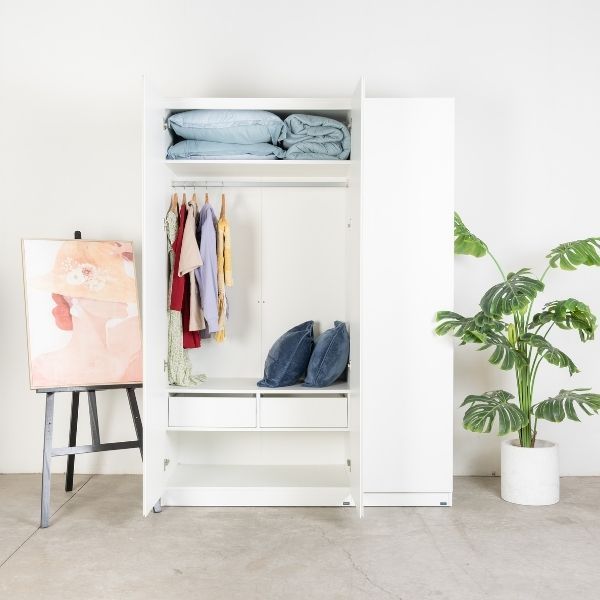 Vienna 201 Wooden 3 - Door Wardrobe - Altera