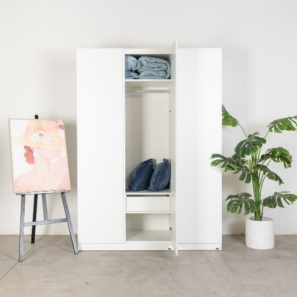 Vienna 201 Wooden 3 - Door Wardrobe - Altera