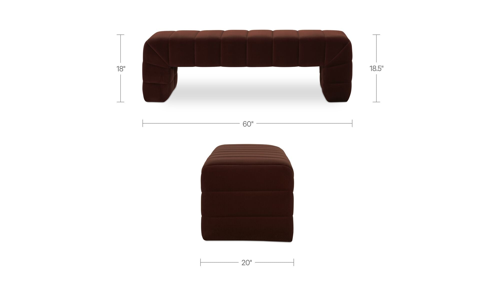 Warm Brown dimensions