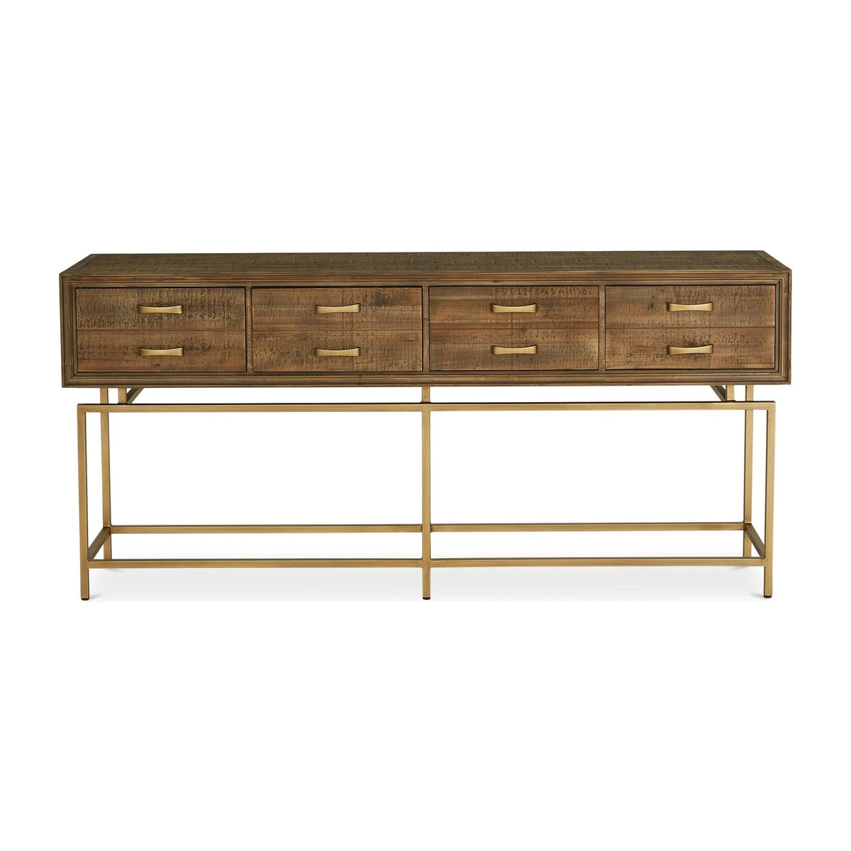 Athlone Console Table in Natural, reclaimed fir, 71" × 16"
