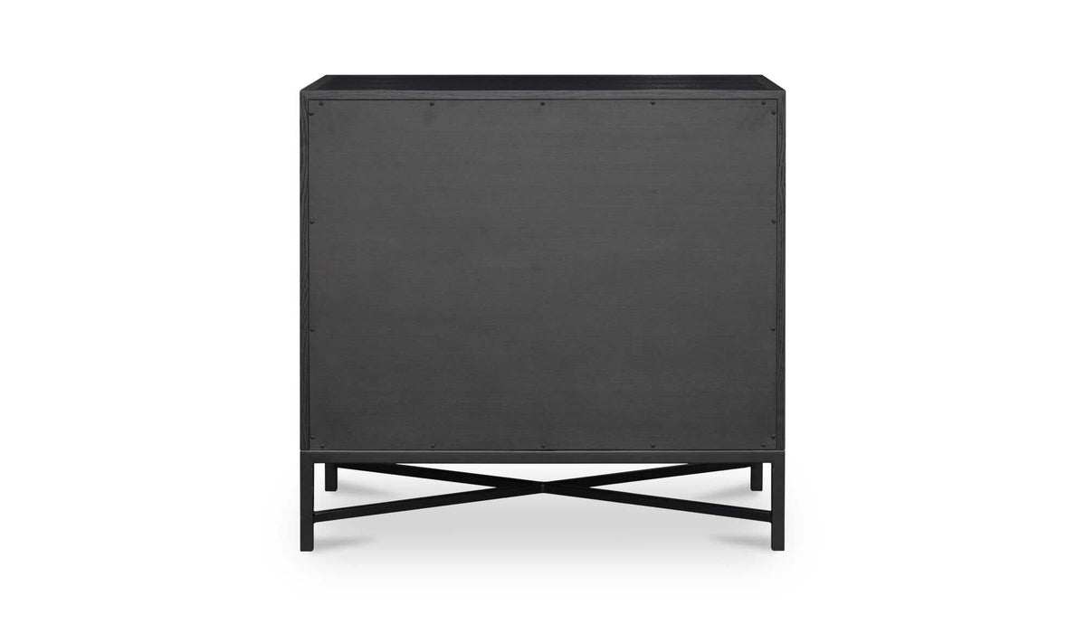 Moravia Chest in Black, back view