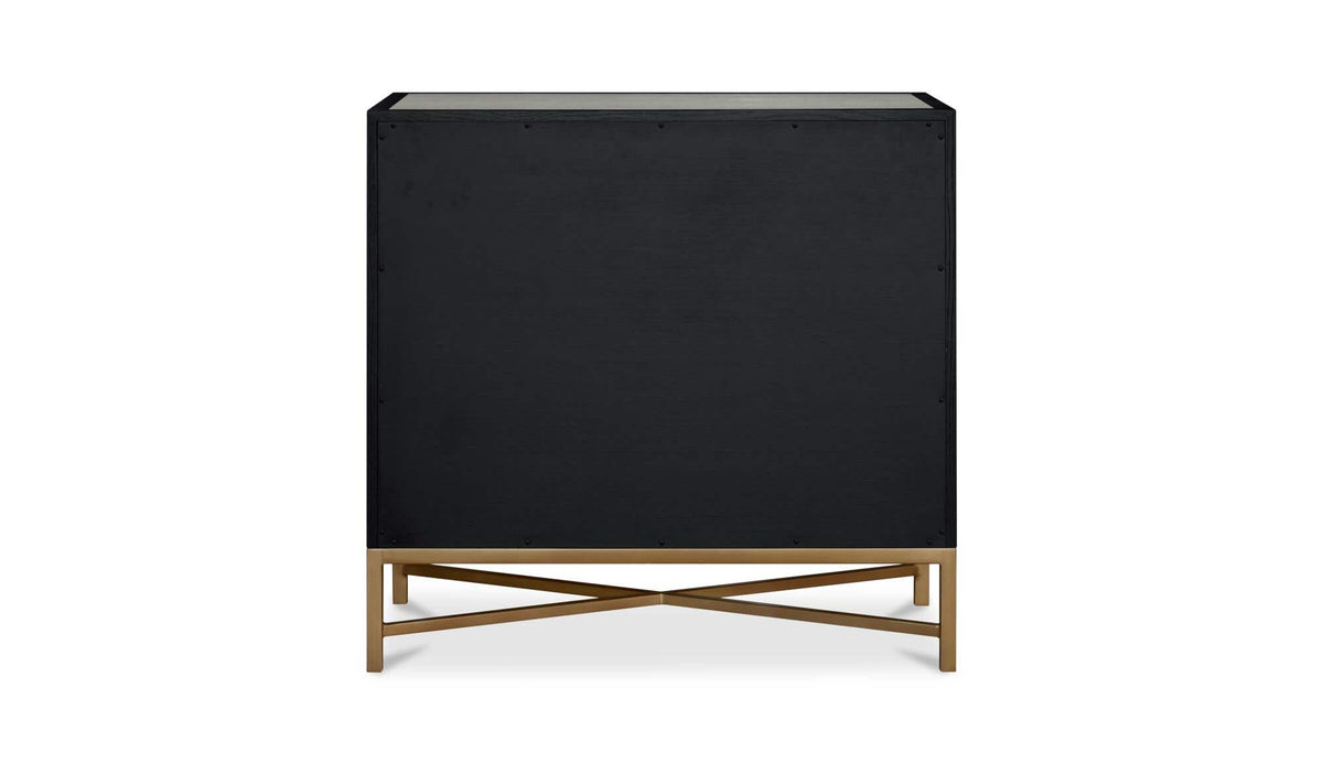 Moravia Chest in Grey, back view