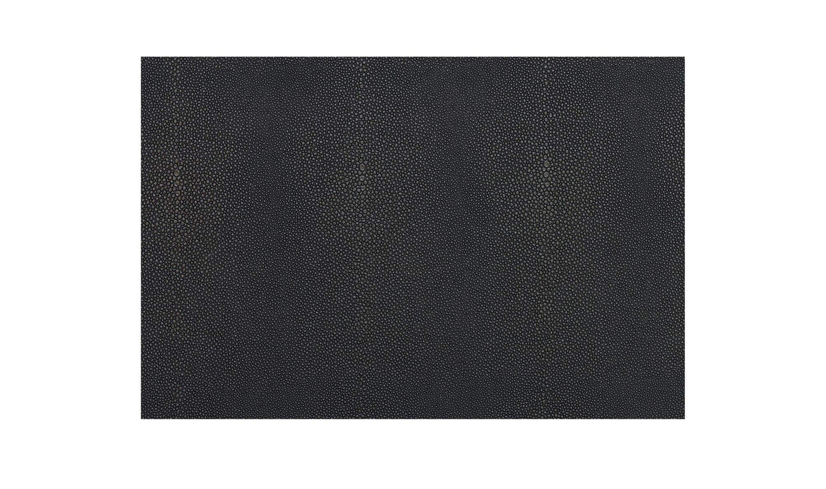 Moravia Dresser in Black, shagreen patterned pu detail, view 6