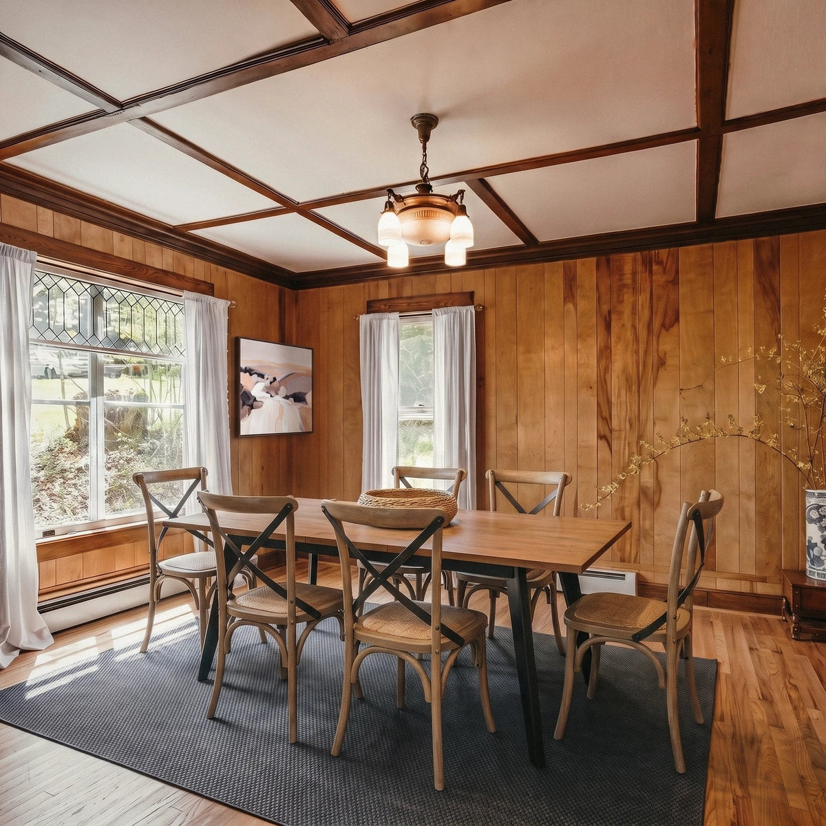 Volterra Extension Reclaimed Wood Dining Set - Altera