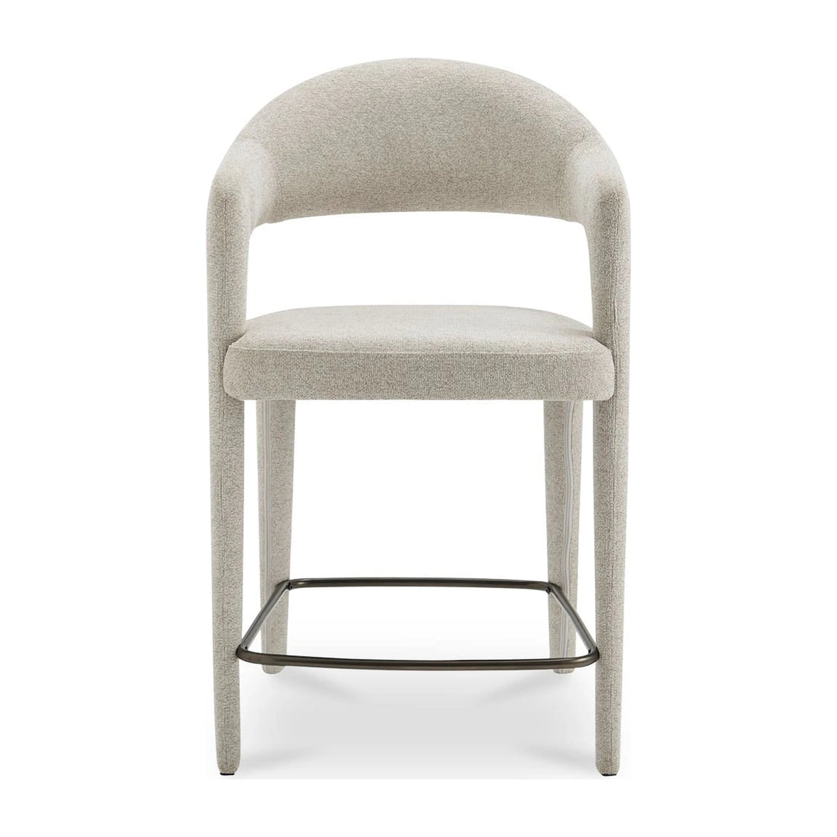 Massa Counter Stool in Beige, polyester, 23½" × 23¼"