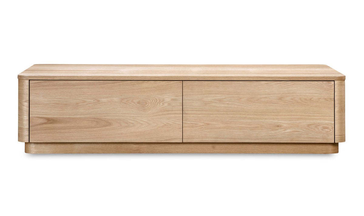 Ostuni Coffee Table in Natural Oak — oak veener, 55" × 30"