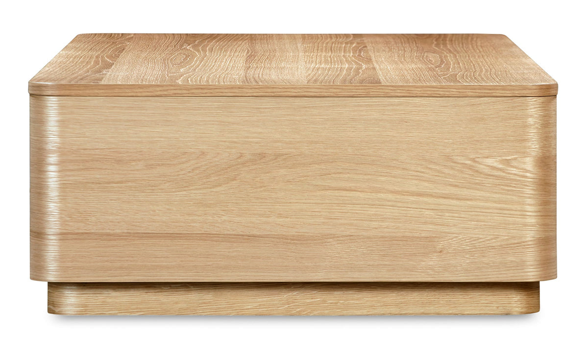 Ostuni Coffee Table in Natural Oak — oak veener detail