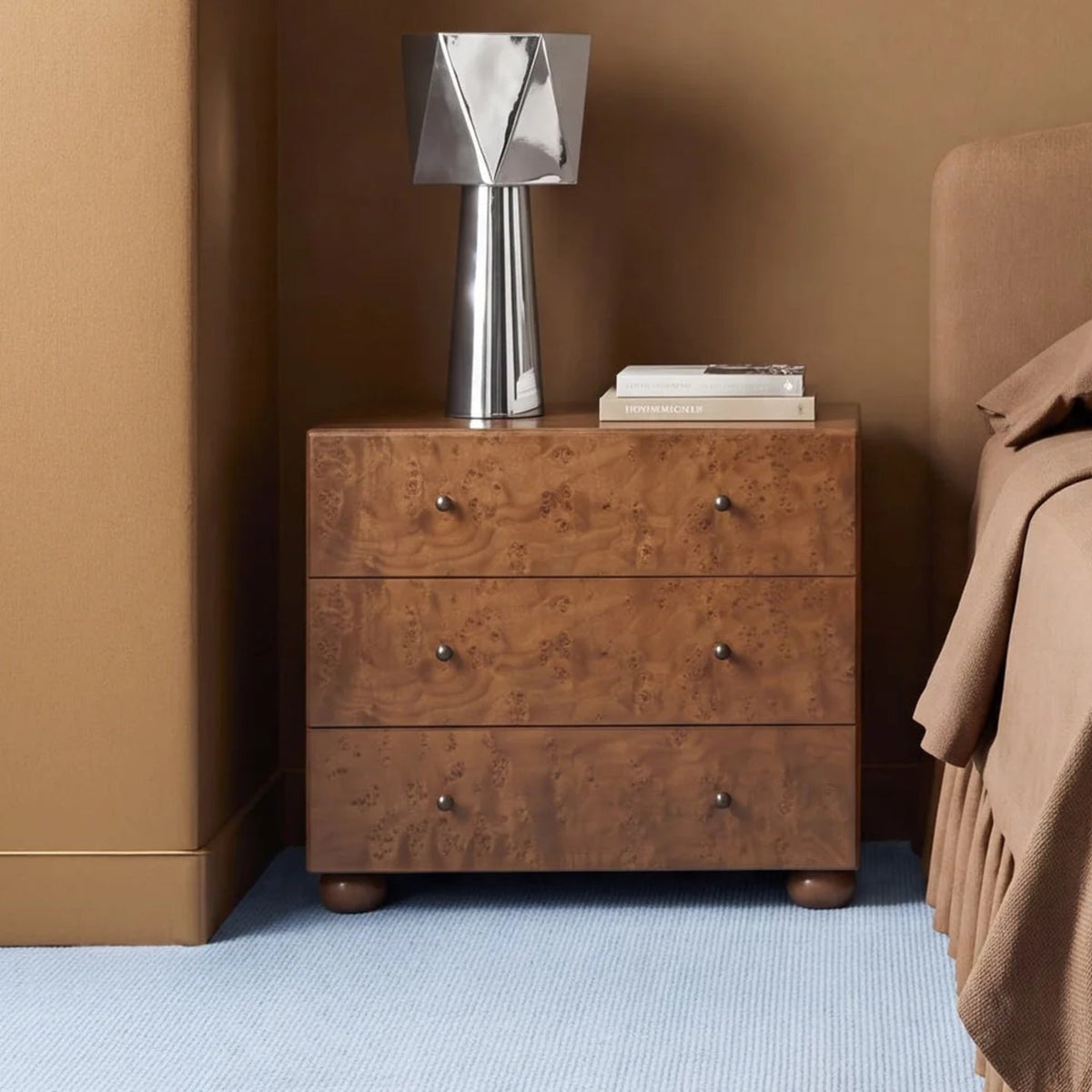 Ystad 3 Drawer Nightstand - Altera